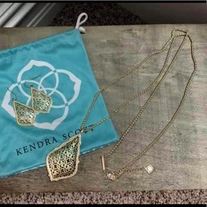 Kendra Scott necklace & earrings set